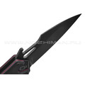 Нокс складной нож Мангуст-2С 337-708406 сталь D2 black, рукоять G10 black Нокс складной нож Мангуст-2С 337-708406 сталь D2 black, рукоять G10 black