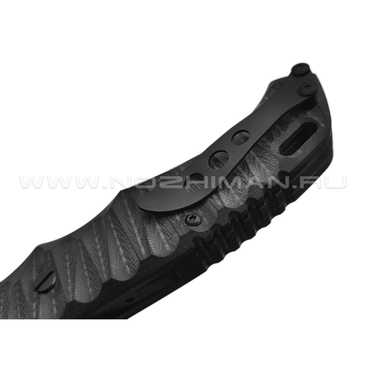 Нокс складной нож Кугуар 332-709406 сталь D2 black, рукоять G10 black