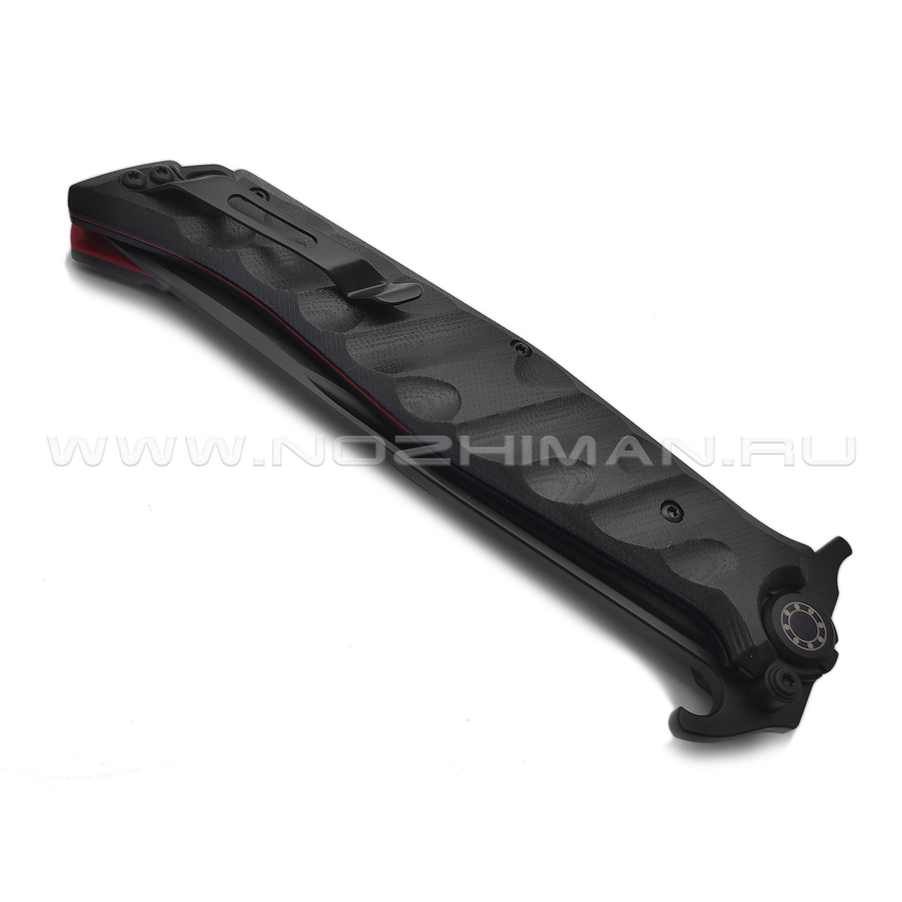Нокс складной нож Финка-С 342-709406 сталь D2 black, рукоять G10 black