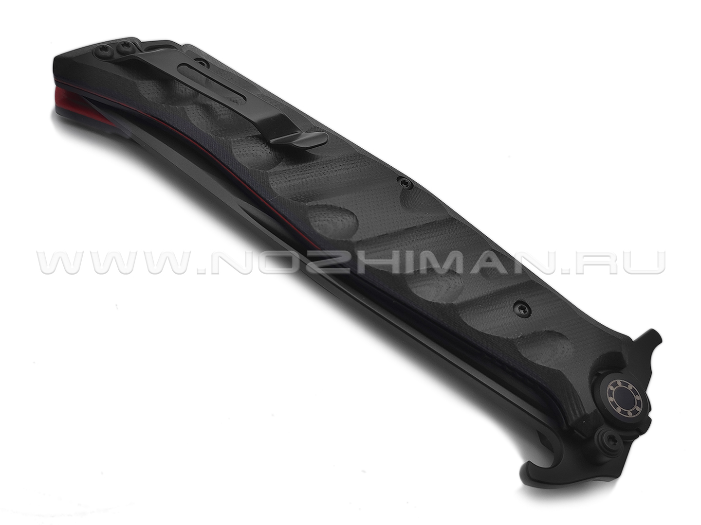 Нокс складной нож Финка-С 342-709406 сталь D2 black, рукоять G10 black