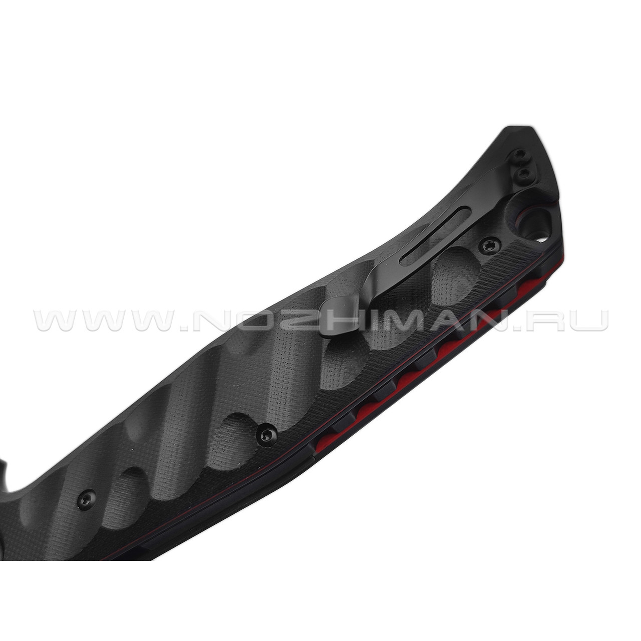 Нокс складной нож Финка-С 342-709406 сталь D2 black, рукоять G10 black