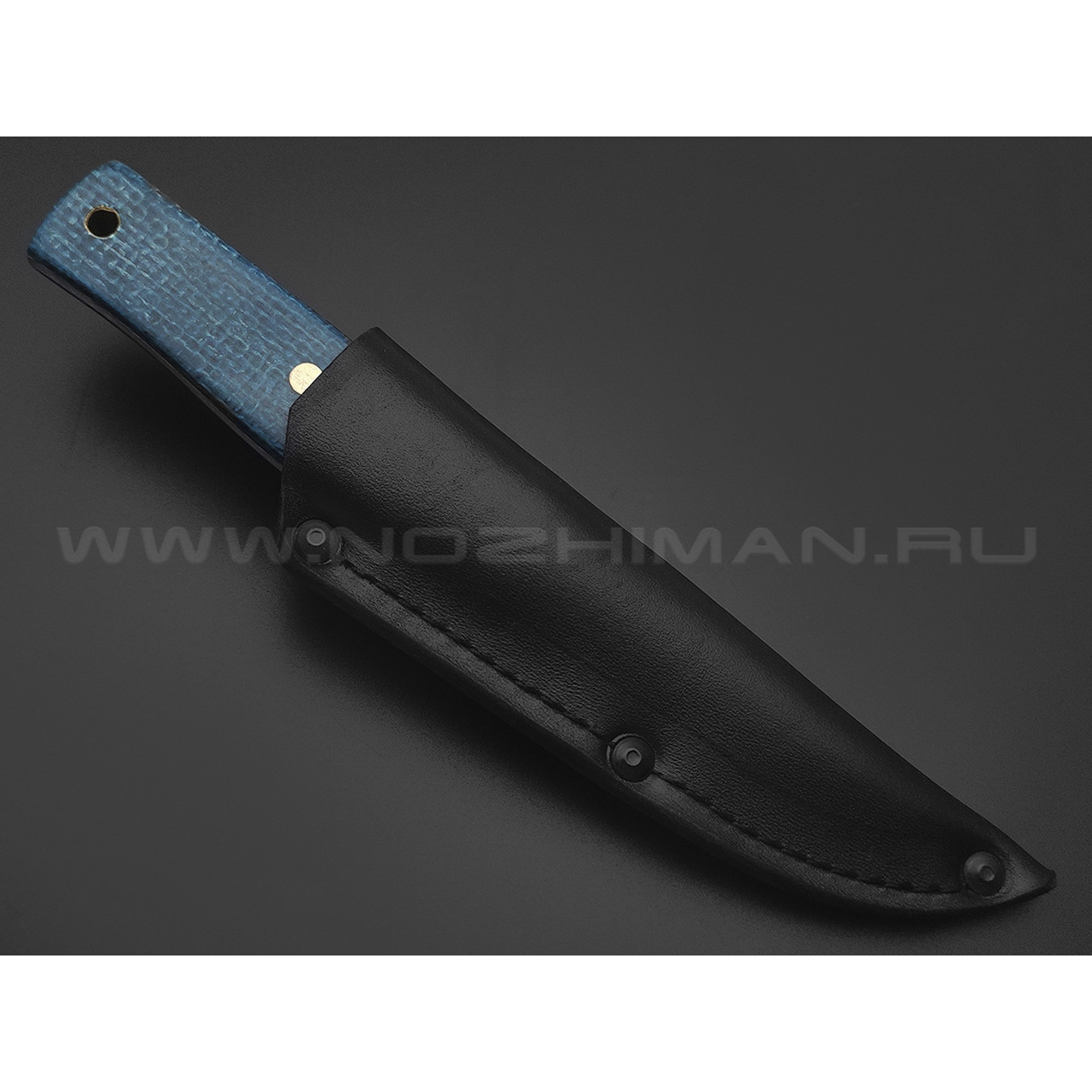 Нож Burlax Fin-Standard BX0174 сталь Aus10Co, бирюзовая джутовая микарта