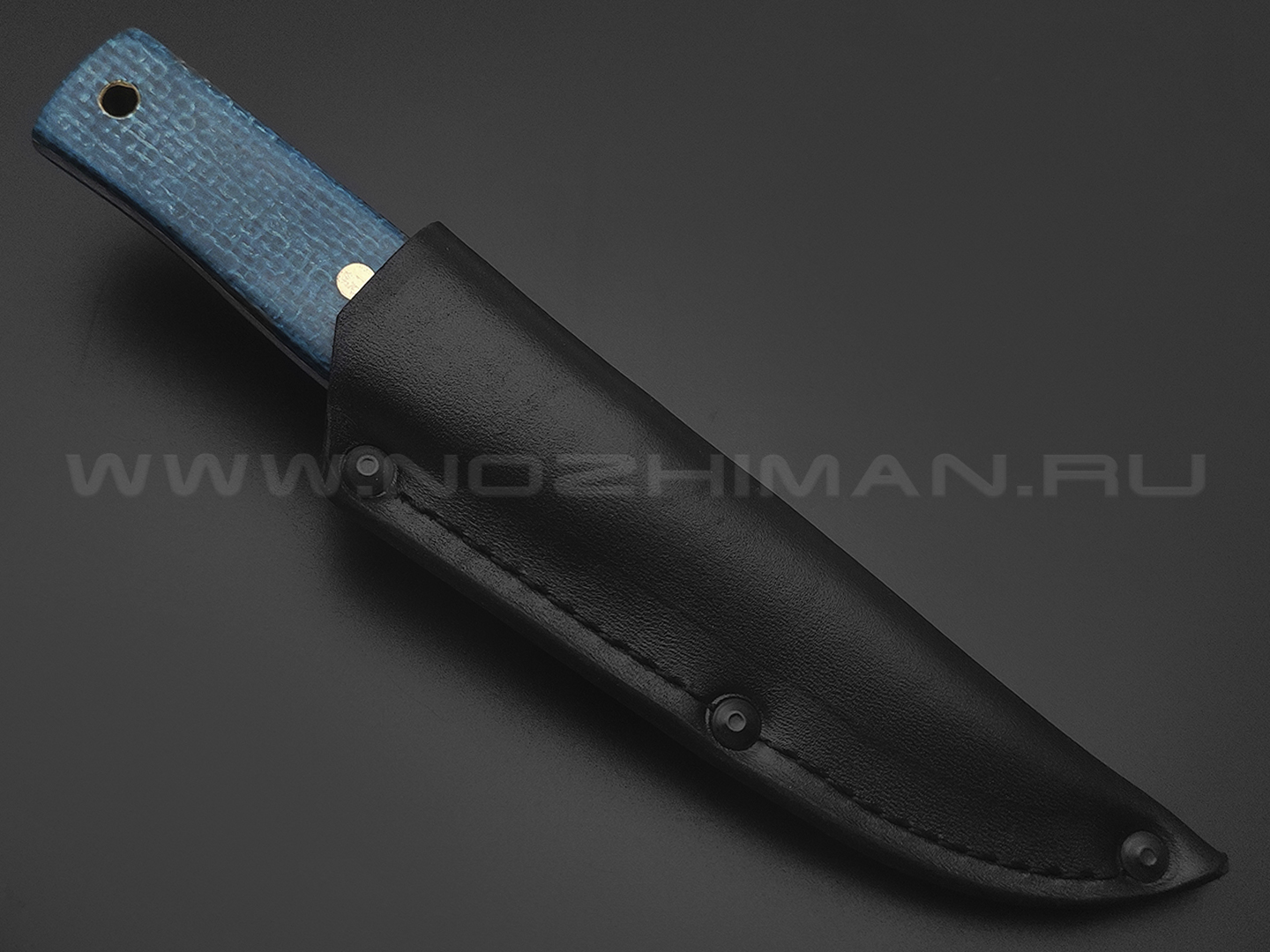 Нож Burlax Fin-Standard BX0174 сталь Aus10Co, бирюзовая джутовая микарта