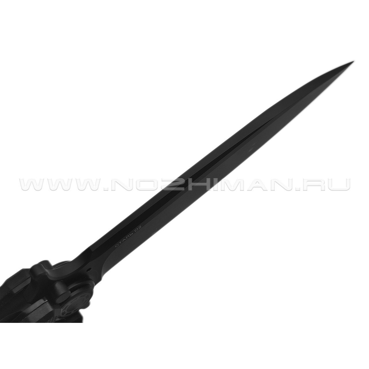 Нокс складной нож Кондор-2 341-700401 сталь D2 black, рукоять G10 black