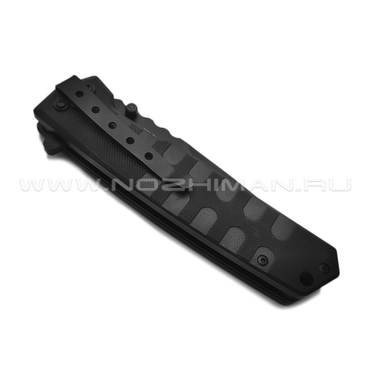 Нокс складной нож Т-34 323-480401 сталь Aus-8 black, рукоять G10 black