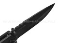Нокс складной нож Т-34 323-480401 сталь Aus-8 black, рукоять G10 black