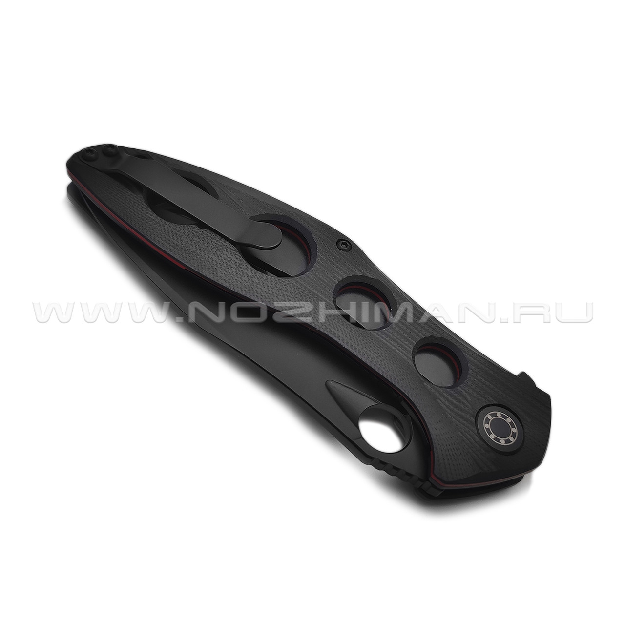 Нокс складной нож Варан 335-708406 сталь D2 black, рукоять G10 black