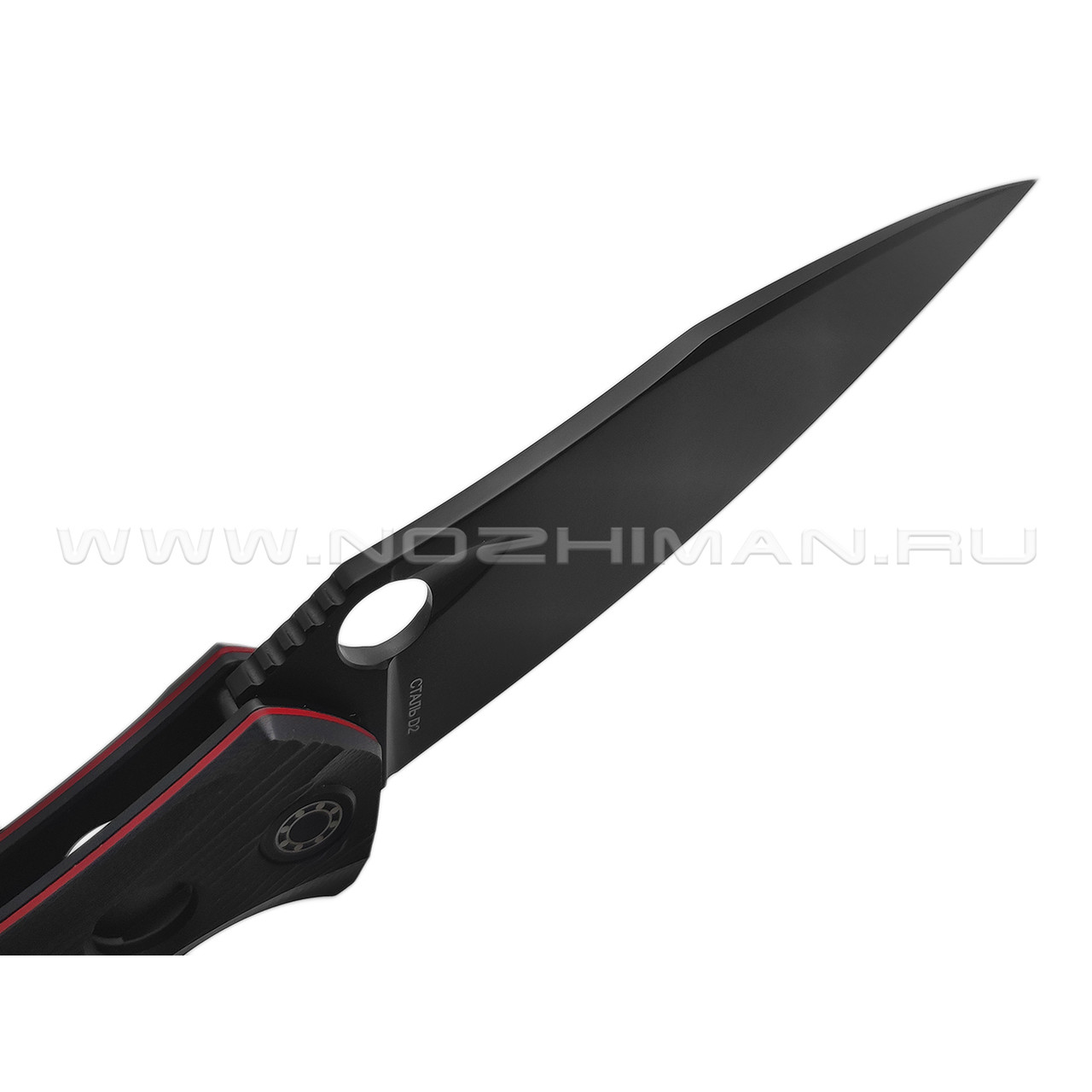 Нокс складной нож Варан 335-708406 сталь D2 black, рукоять G10 black