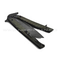Нокс нож-балисонг Финка-Б 207-509406 сталь D2 блэквош, рукоять G10 olive green