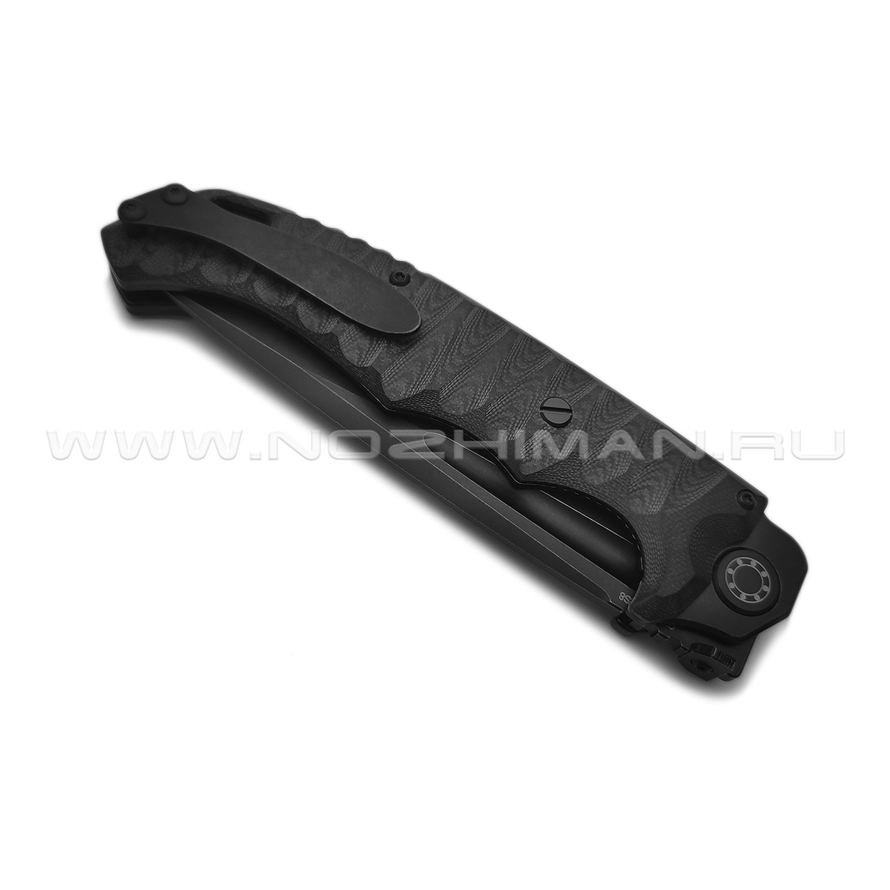 Нокс складной нож Кугуар 332-589406 сталь Aus-8 блэквош, рукоять G10 black