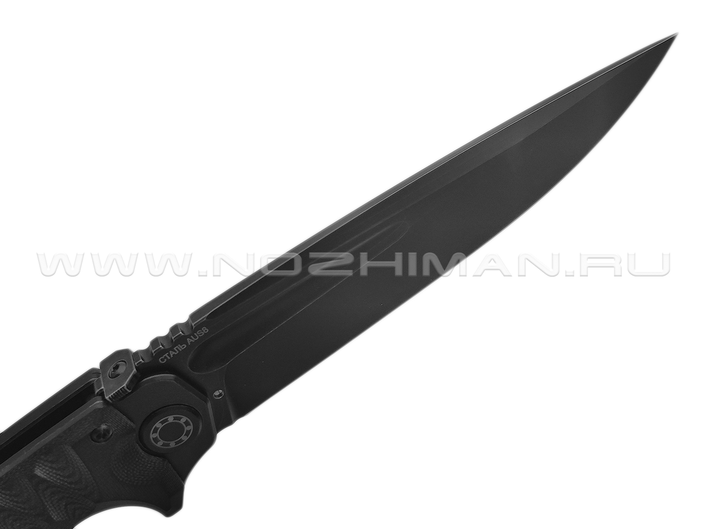 Нокс складной нож Кугуар 332-589406 сталь Aus-8 blackwash, рукоять G10 black