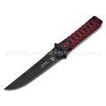 Нокс складной нож Ронин 344-709407 сталь D2 black, рукоять G10 black & red Нокс складной нож Ронин 344-709407 сталь D2 black, рукоять G10 black & red