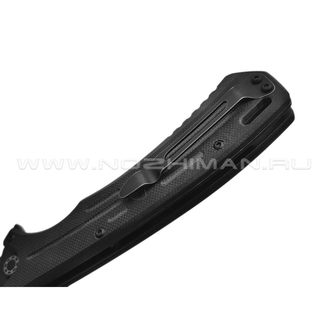 Нокс складной нож Майор 328-589406 сталь Aus-8 блэквош, рукоять G10 black