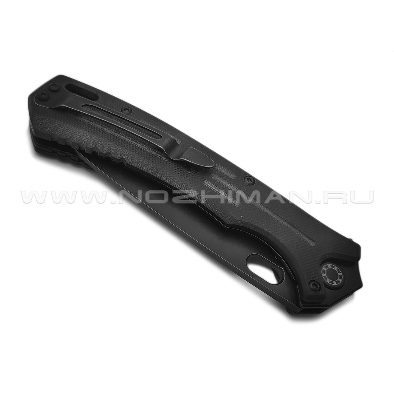 Нокс складной нож Майор 328-589406 сталь Aus-8 блэквош, рукоять G10 black