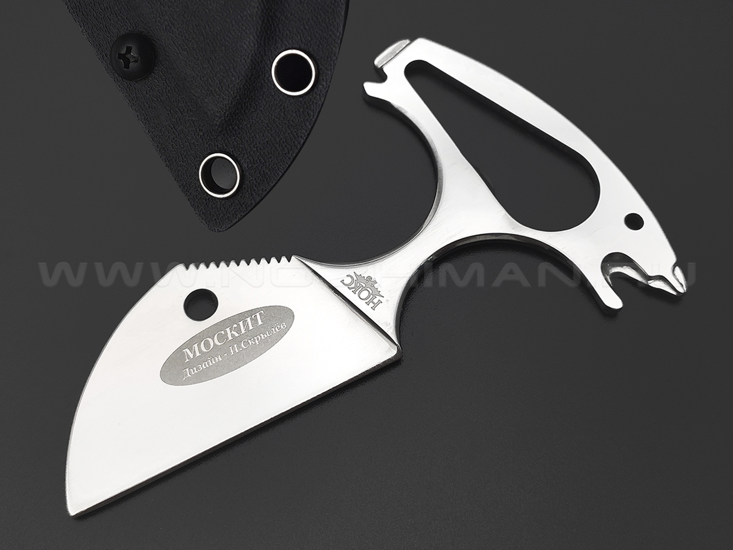 Нокс нож push-dagger Москит 507-300037 сталь D2, рукоять Сталь