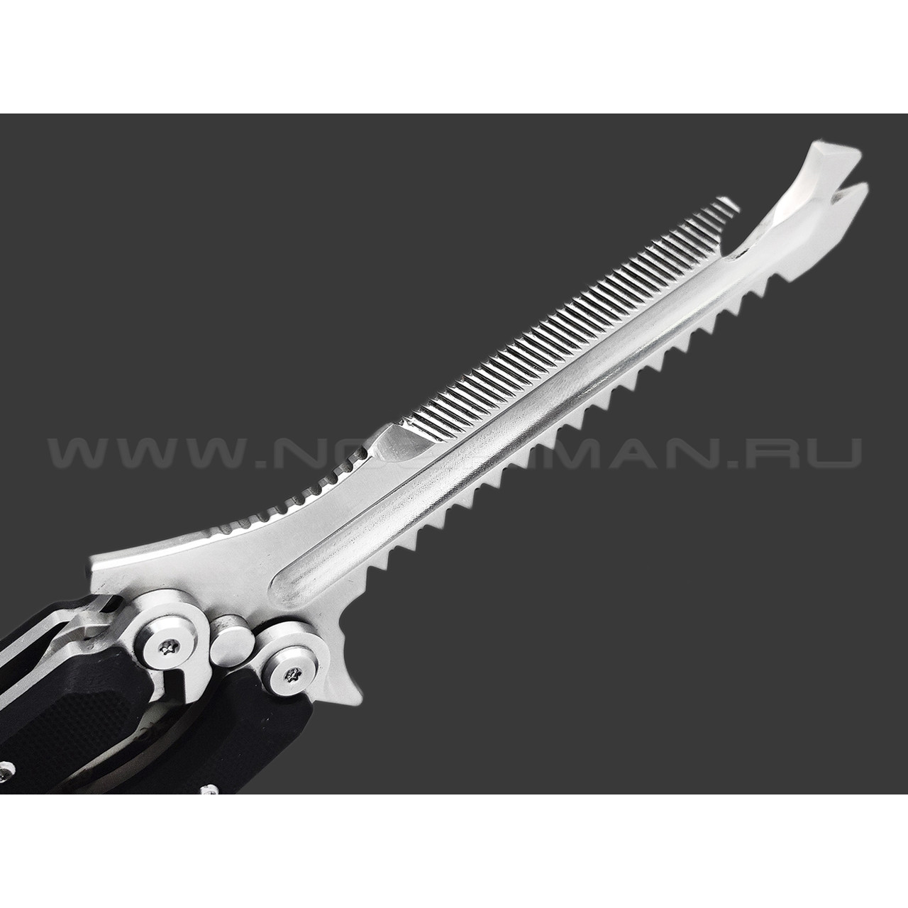 Нокс нож многофункциональный Вервольф 601-140427 сталь 440C satin, рукоять G10 black