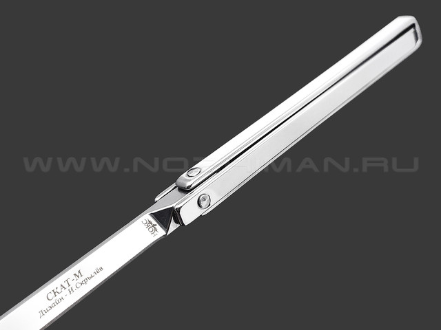 Нокс складной рамочный нож Скат-М 314-340006 сталь 440, рукоять Stainless steel