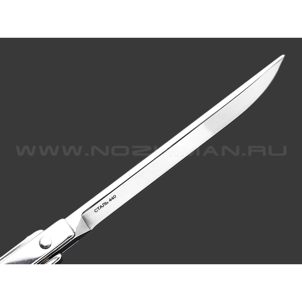 Нокс складной рамочный нож Скат-М 314-340006 сталь 440 polish, рукоять Stainless steel