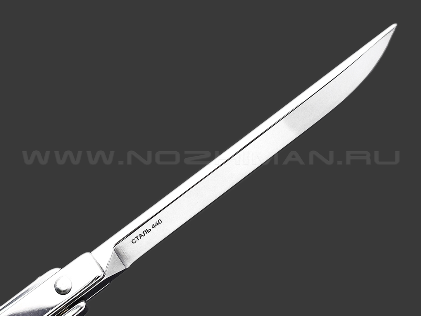 Нокс складной рамочный нож Скат-М 314-340006 сталь 440 polish, рукоять Stainless steel