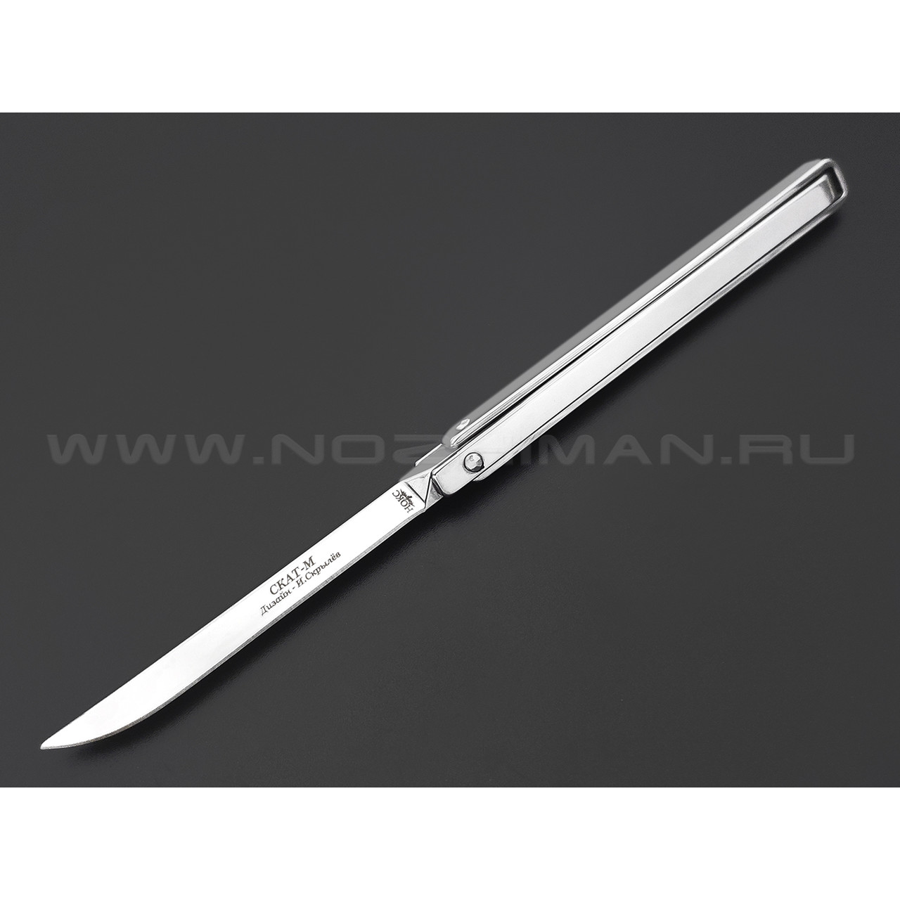 Нокс складной рамочный нож Скат-М 314-340006 сталь 440 polish, рукоять Stainless steel
