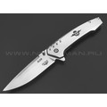 Нокс складной нож ВДВ 322-007005 сталь D2 стоунвош, рукоять Stainless steel стоунвош Нокс складной нож ВДВ 322-007005 сталь D2 стоунвош, рукоять Stainless steel стоунвош