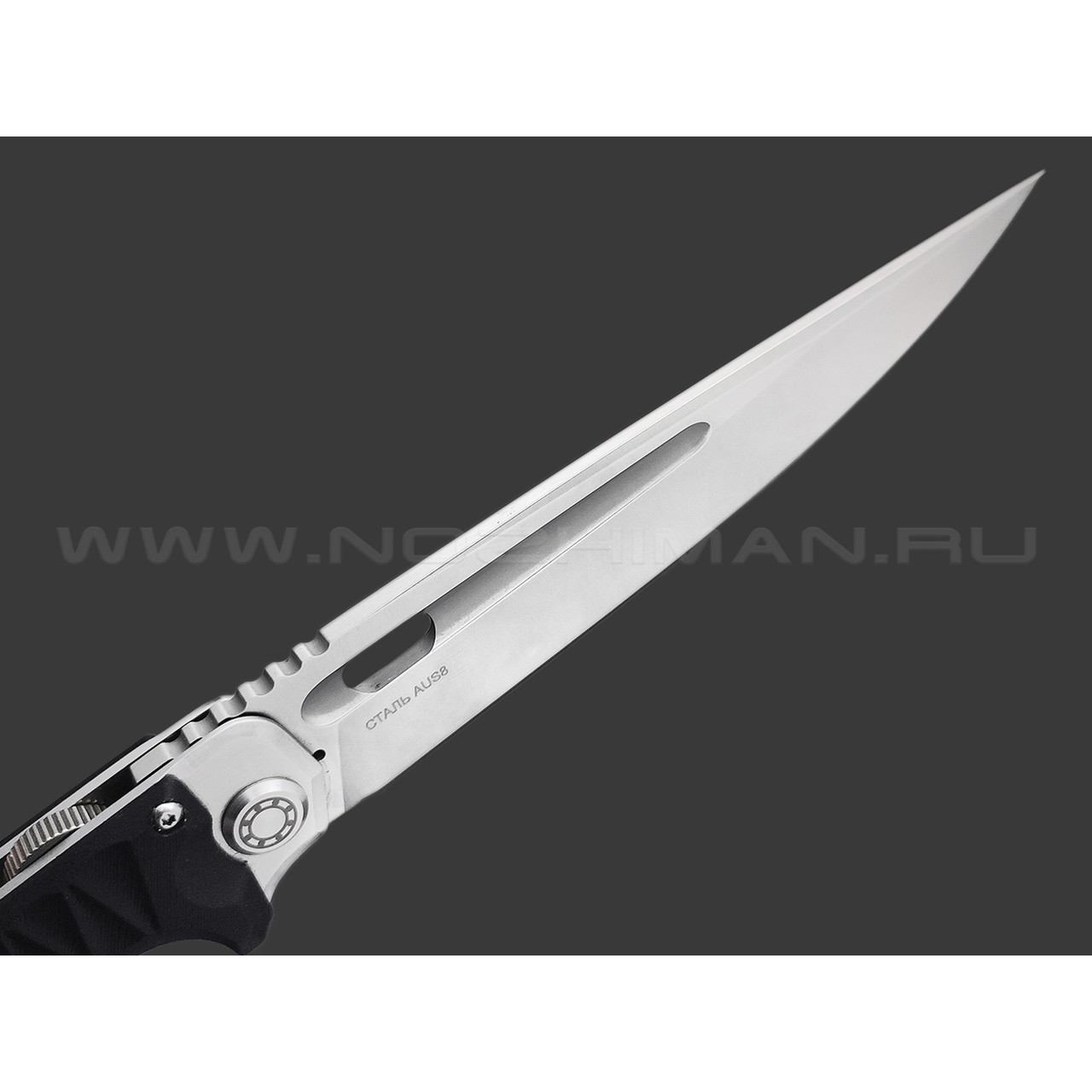 Нокс складной нож Аватар-М 334-189404 сталь Aus-8 satin, рукоять G10 black
