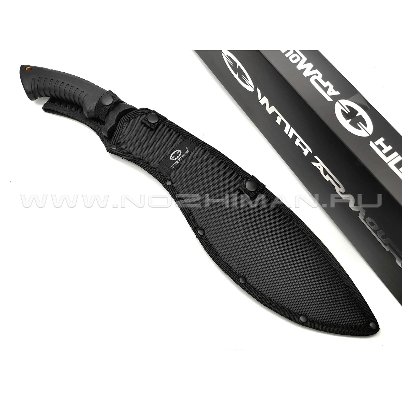 WithArmour Kukri Machete WA-021BK сталь 420 black, рукоять PP, TPR