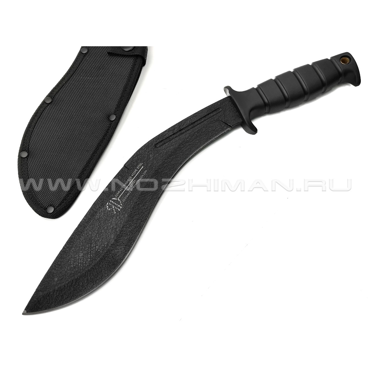WithArmour Compact Machete WA-022BK сталь 420 black, рукоять TPR