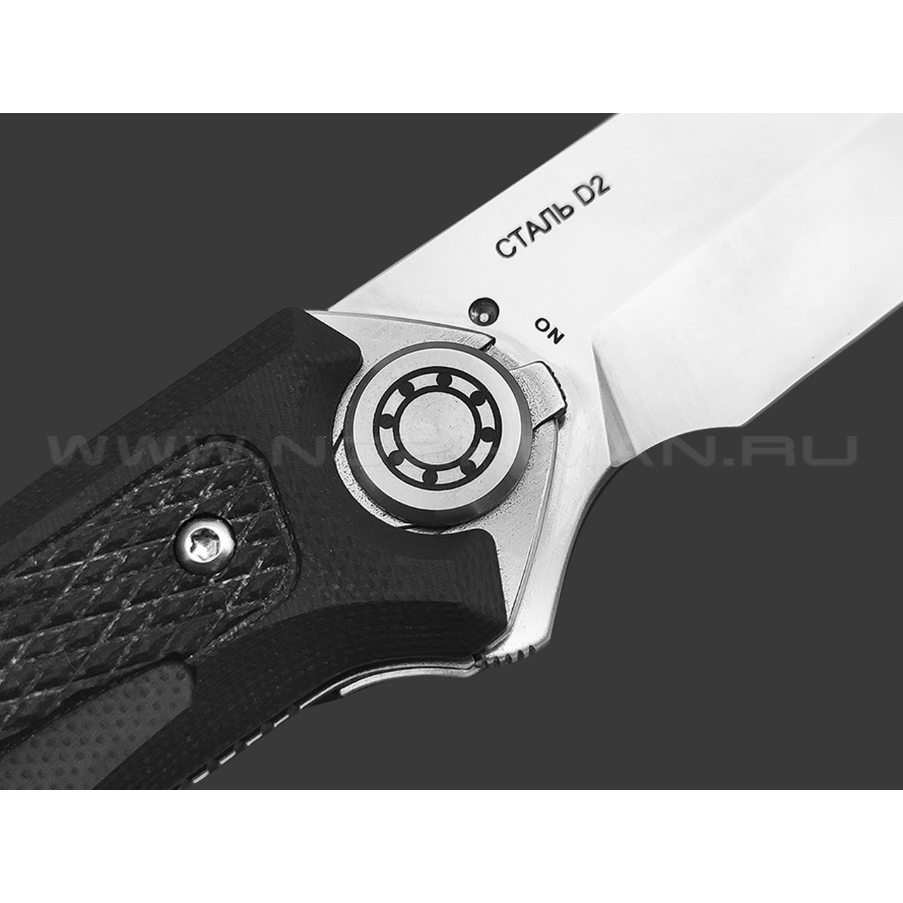Нокс складной нож Сканди 345-100406 сталь D2 satin, рукоять G10 black