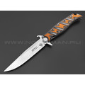 Нокс складной нож Финка-С 342-009406 сталь D2 стоунвош, рукоять G10 orange & black