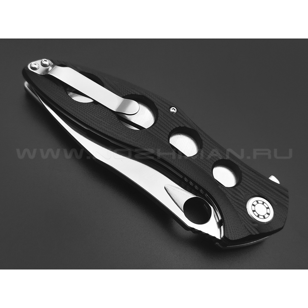 Нокс складной нож Варан 335-100406 сталь D2 satin, рукоять G10 black
