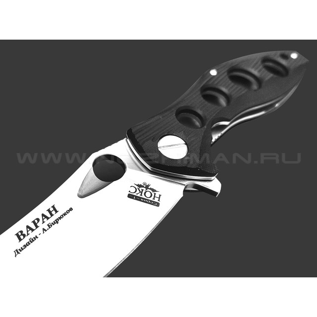 Нокс складной нож Варан 335-100406 сталь D2 satin, рукоять G10 black