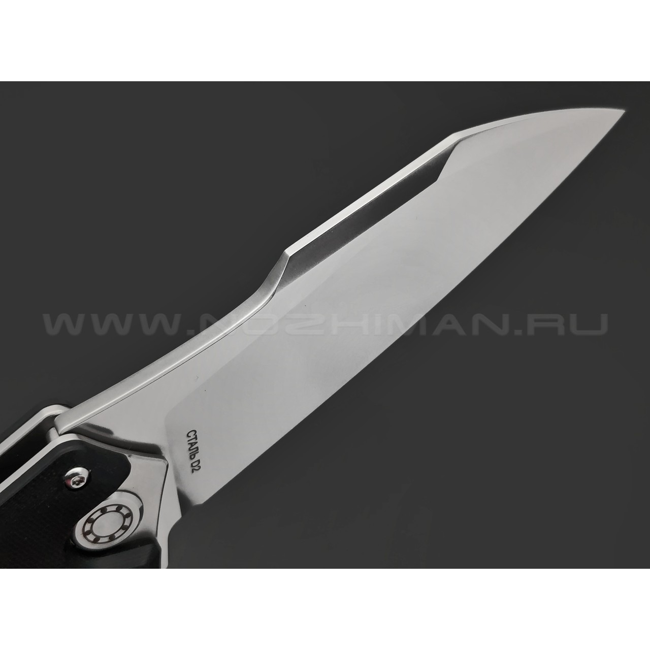 Нокс складной нож Мангуст-2 336-100406 сталь D2 satin, рукоять G10 black