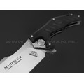 Нокс складной нож Мангуст-2 336-100406 сталь D2 satin, рукоять G10 black Нокс складной нож Мангуст-2 336-100406 сталь D2 satin, рукоять G10 black