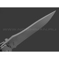 Нокс складной нож Офицерский Д 310-250203 сталь Aus-8 bead-blast, рукоять Черное дерево