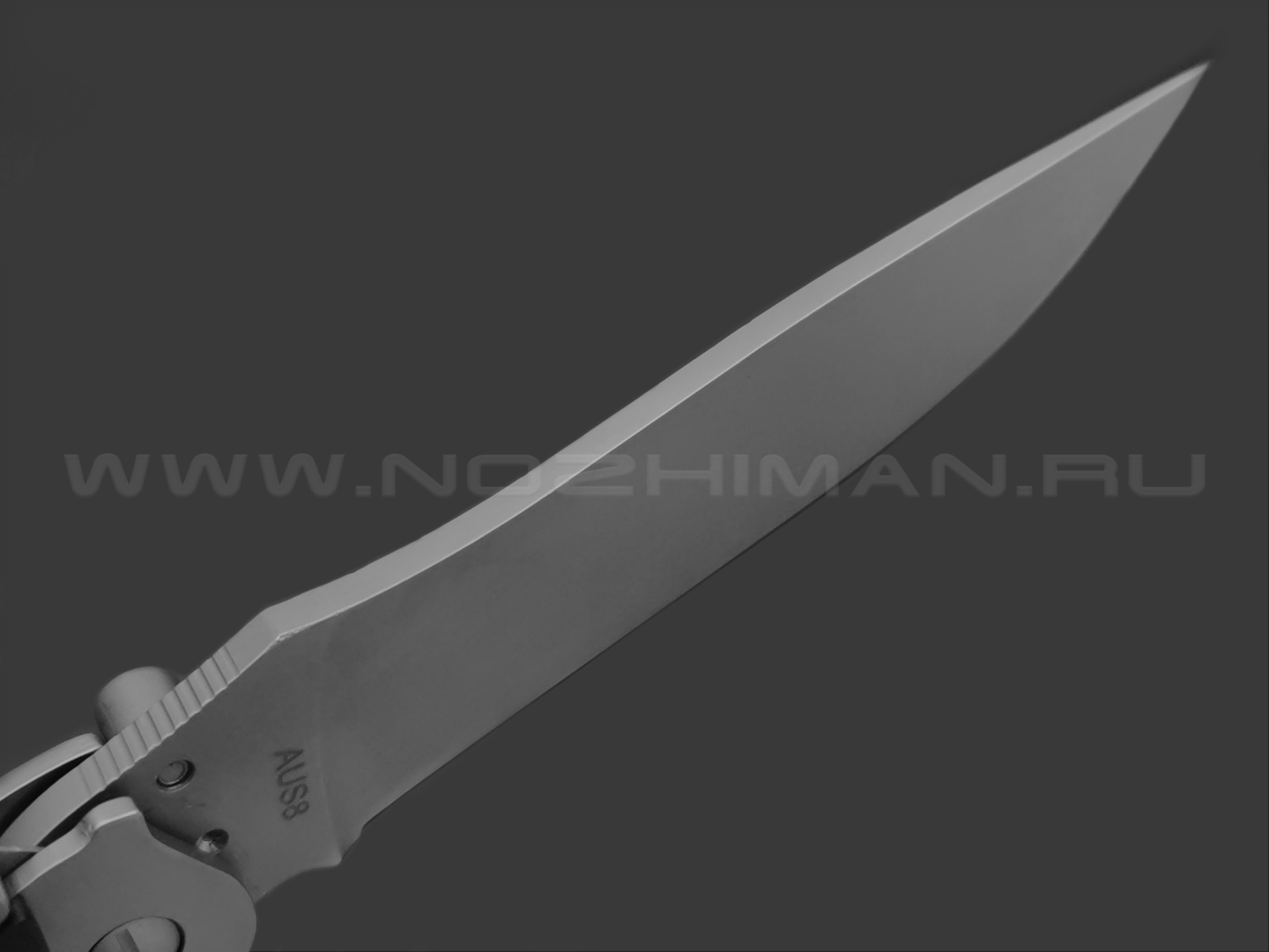 Нокс складной нож Офицерский Д 310-250203 сталь Aus-8 bead-blast, рукоять Черное дерево