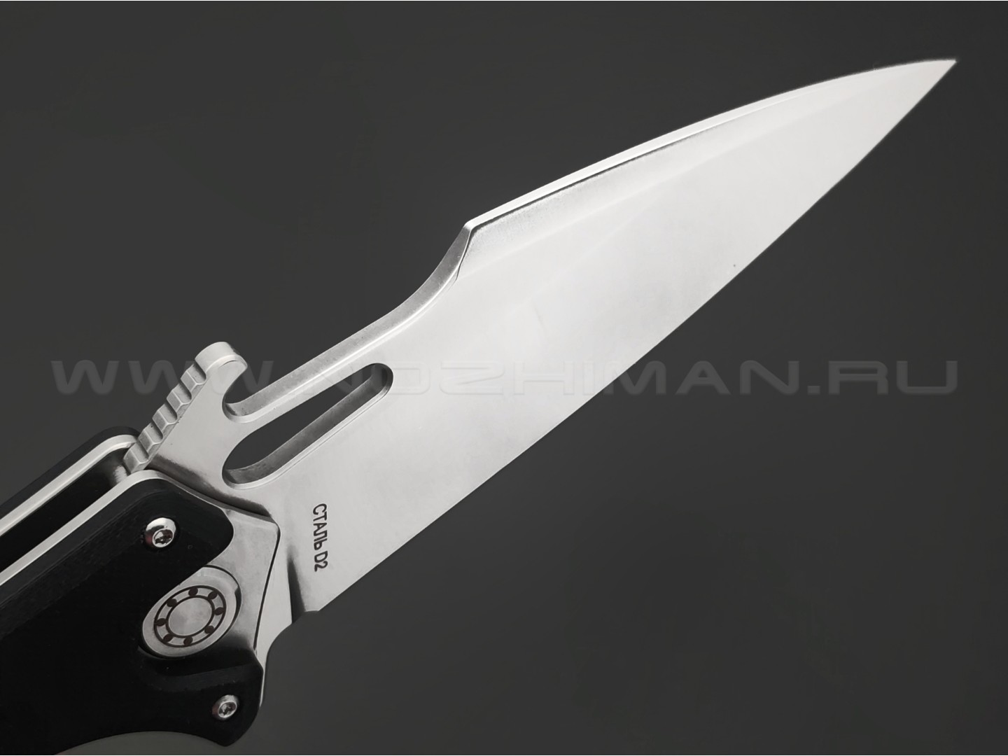 Нокс складной нож Мангуст-2С 337-100406 сталь D2 satin, рукоять G10 black