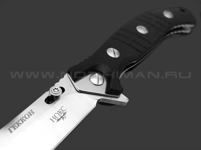 Нокс складной нож Геккон 340-100406 сталь D2 satin, рукоять G10 black