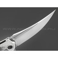 TuoTown складной нож Alatus-1 Integral TAT1-MKA1 сталь M390 bead-blast, рукоять Titanium Crystal Grey TuoTown складной нож Alatus-1 Integral TAT1-MKA1 сталь M390 bead-blast, рукоять Titanium Crystal Grey