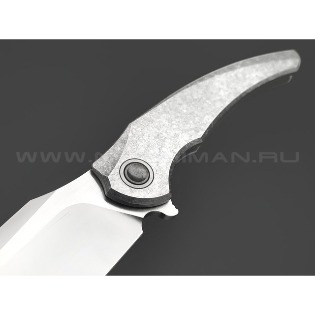 TuoTown складной нож Alatus-2 Integral TAT2-MKA1 сталь M390 bead-blast & satin, рукоять Titanium Crystal Grey