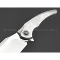 TuoTown складной нож Alatus-2 Integral TAT2-MKA1 сталь M390 bead-blast & satin, рукоять Titanium Crystal Grey