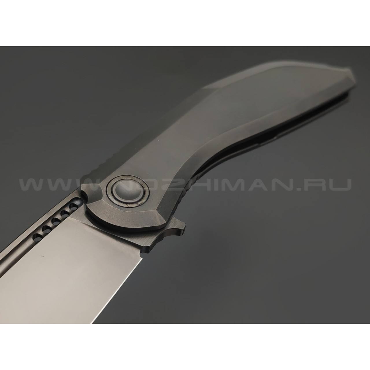 TuoTown складной нож Stinger сталь M390 DLC, рукоять Titanium TC4 Black