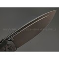 TuoTown складной нож Stinger сталь M390 DLC, рукоять Titanium TC4 Black