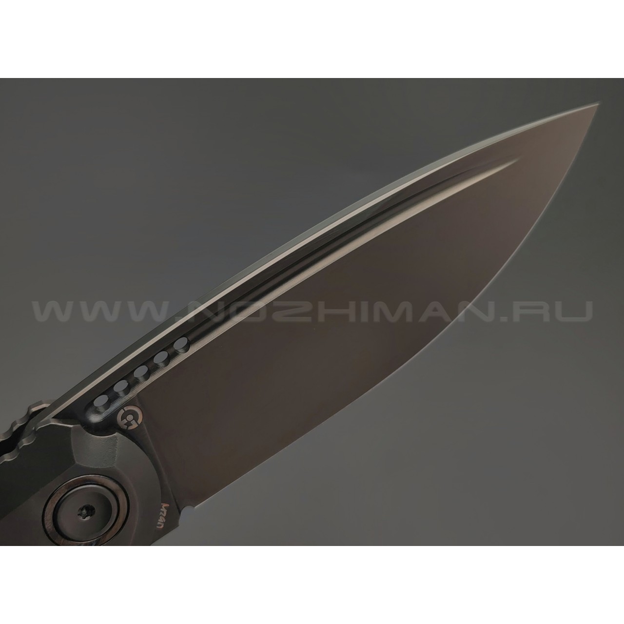 TuoTown складной нож Stinger сталь M390 DLC, рукоять Titanium TC4 Black