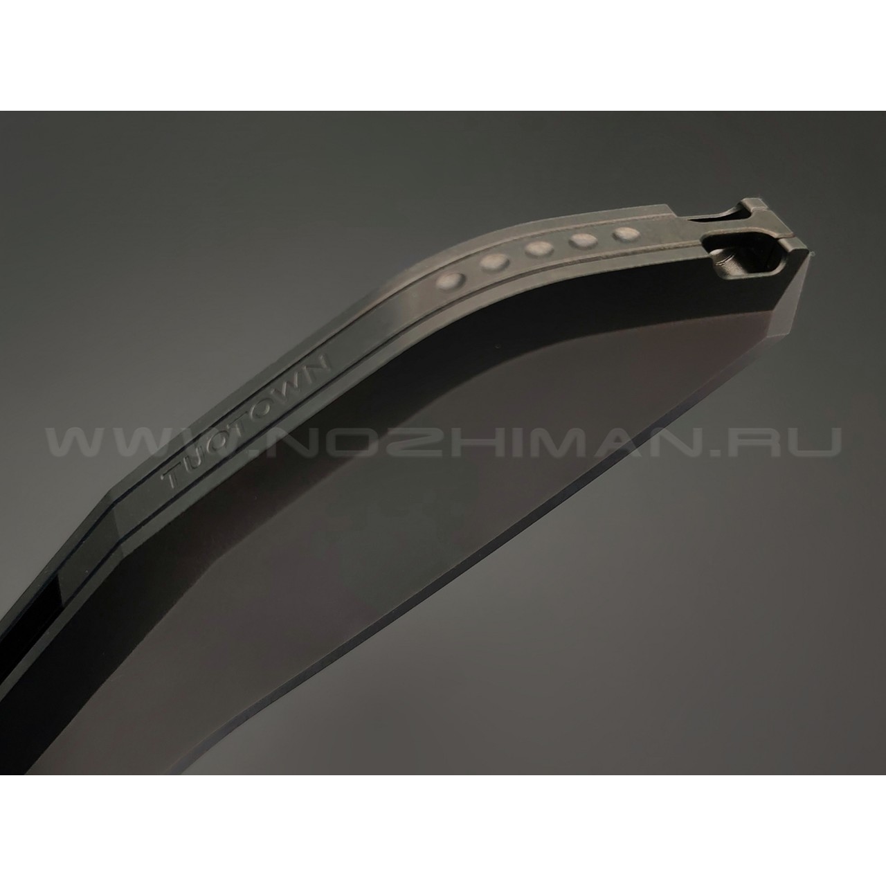 TuoTown складной нож Stinger сталь M390 DLC, рукоять Titanium TC4 Black