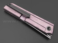 TuoTown нож Common сталь M390, рукоять Titanium Crystal Pink