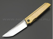TuoTown нож Common сталь M390, рукоять Titanium Crystal Gold