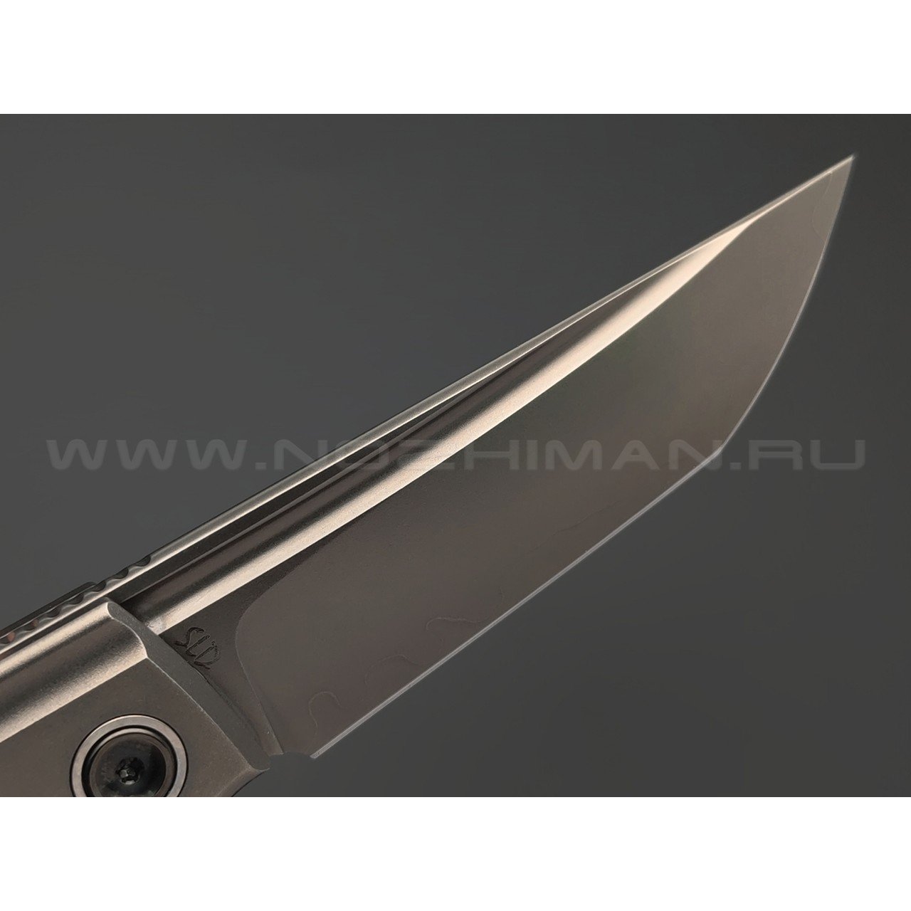 TuoTown складной нож Common TCM-SS1 сталь Laminated SLD DLC, рукоять Titanium TC4 Graphite