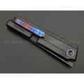 TuoTown складной нож Common сталь Damascus, рукоять Titanium TC4 Graphite