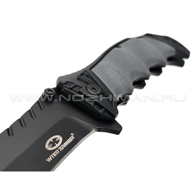 WithArmour складной нож Lion Claw Black & Grey WA-018BG сталь 440C, рукоять Rubber, Nylon Fiber